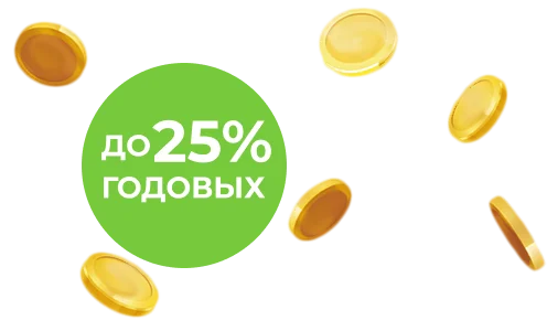 до 25% годовых